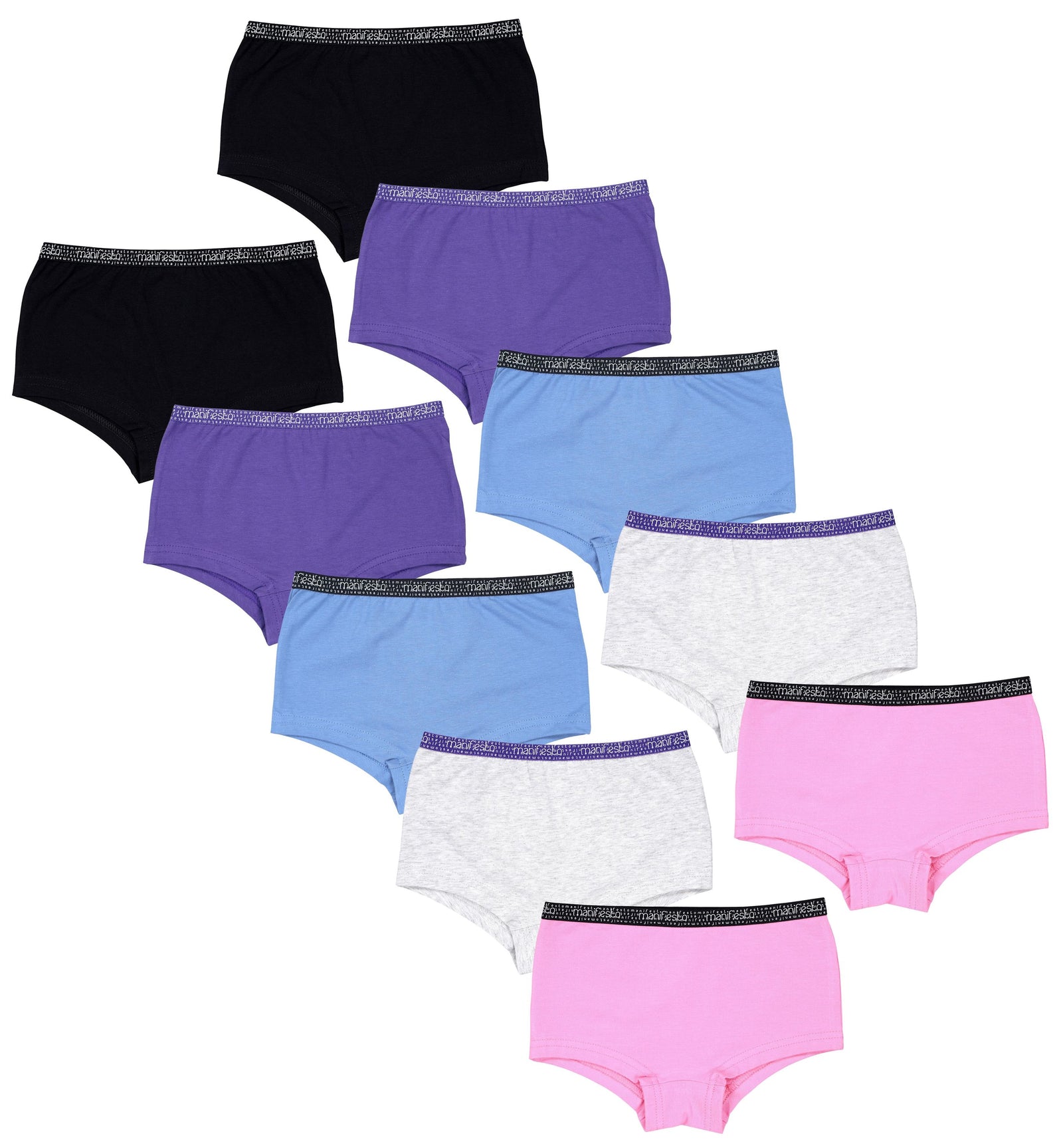 412-Mädchen Shorts 10er Set-Hauptbild