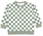 456-Sweatshirt kariert aus Bio-Baumwolle-Hauptbild