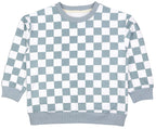 456-Sweatshirt kariert aus Bio-Baumwolle-Hauptbild