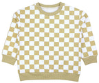 456-Sweatshirt kariert aus Bio-Baumwolle-Hauptbild