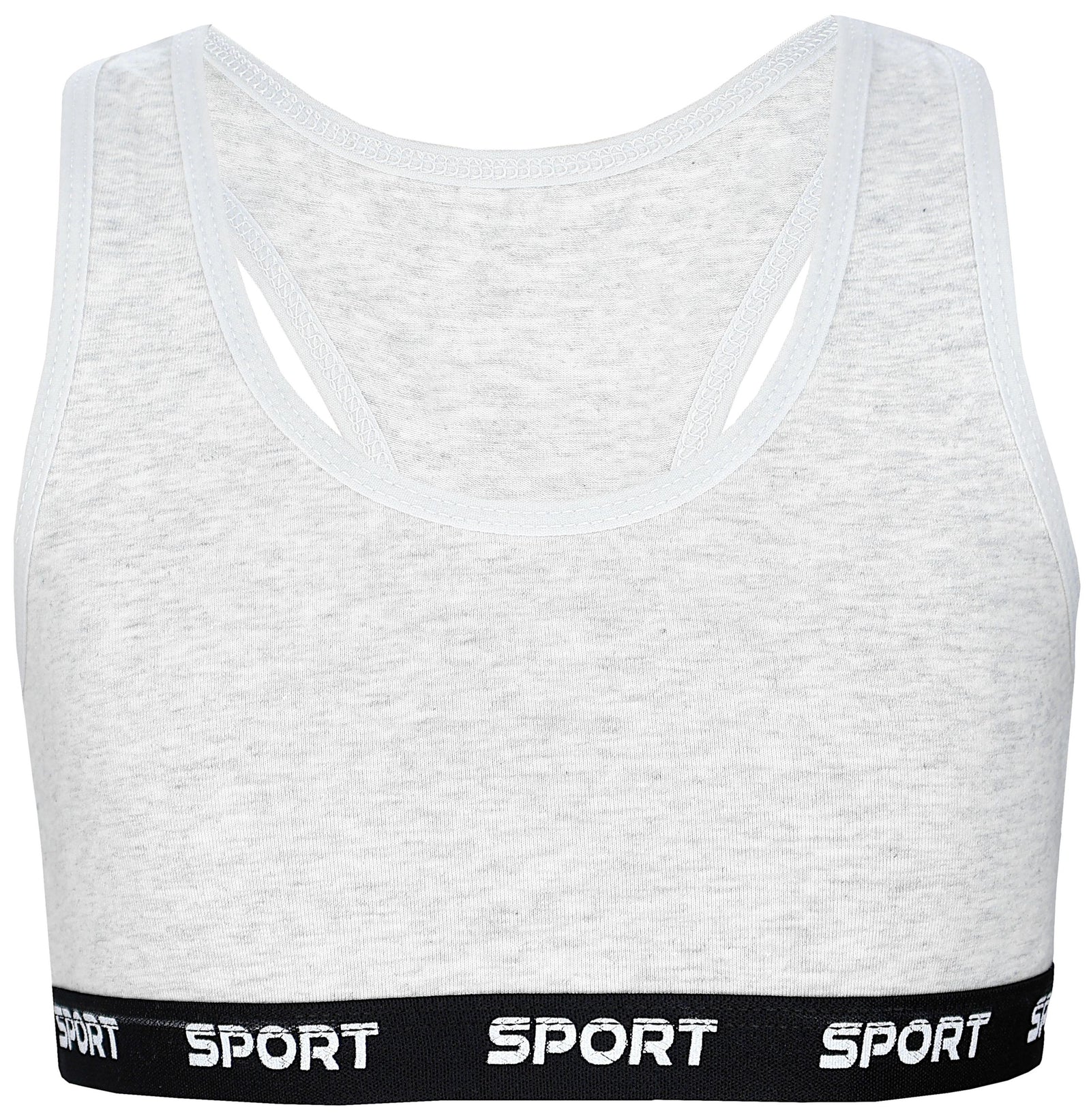 477-Mädchen Bustier mit breiten Trägern & Racerback (5er Pack)-Bild2