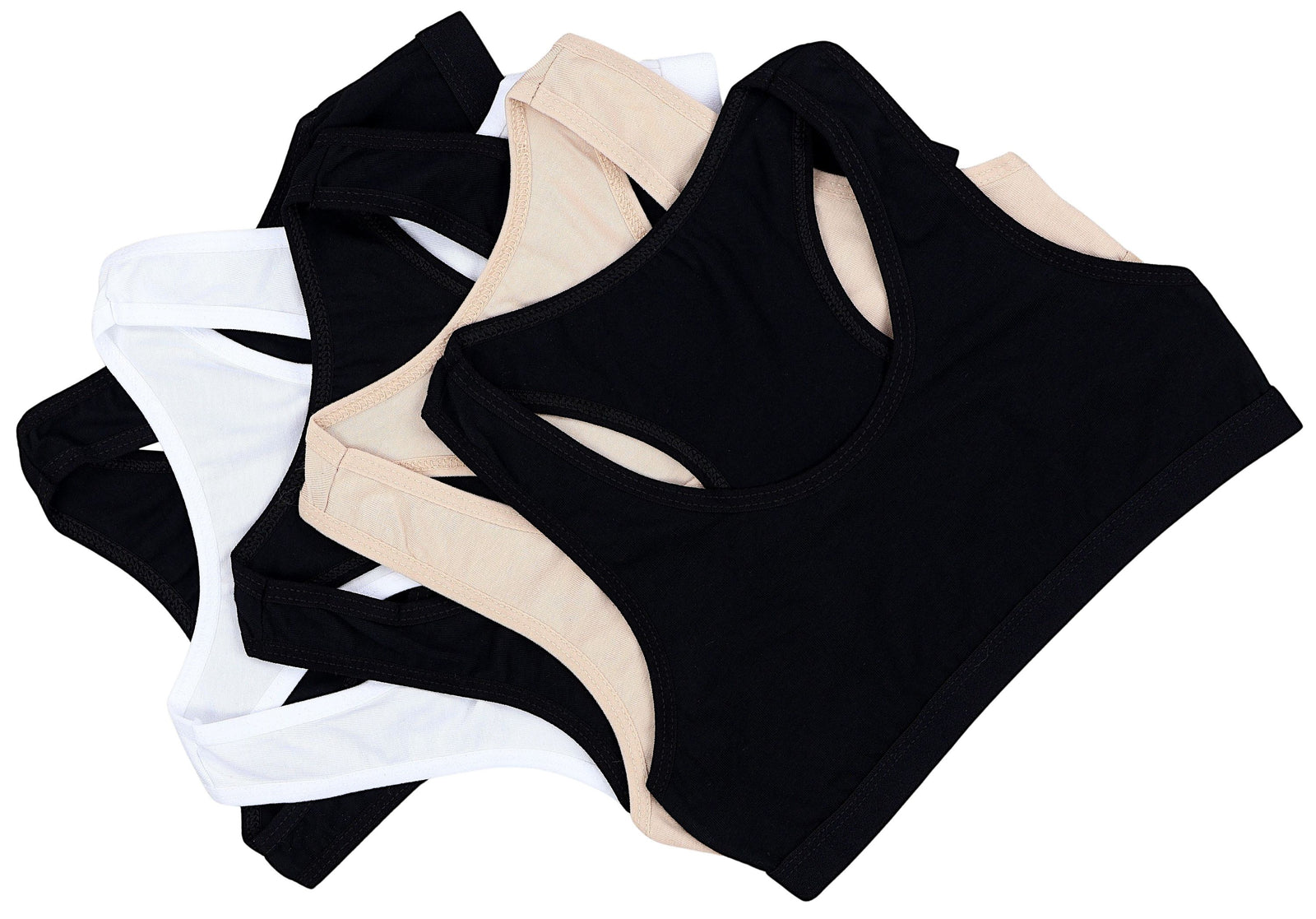 477-Mädchen Bustier mit breiten Trägern & Racerback (5er Pack)-Bild5
