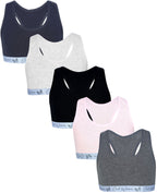 477-Mädchen Bustier mit breiten Trägern & Racerback (5er Pack)-Hauptbild