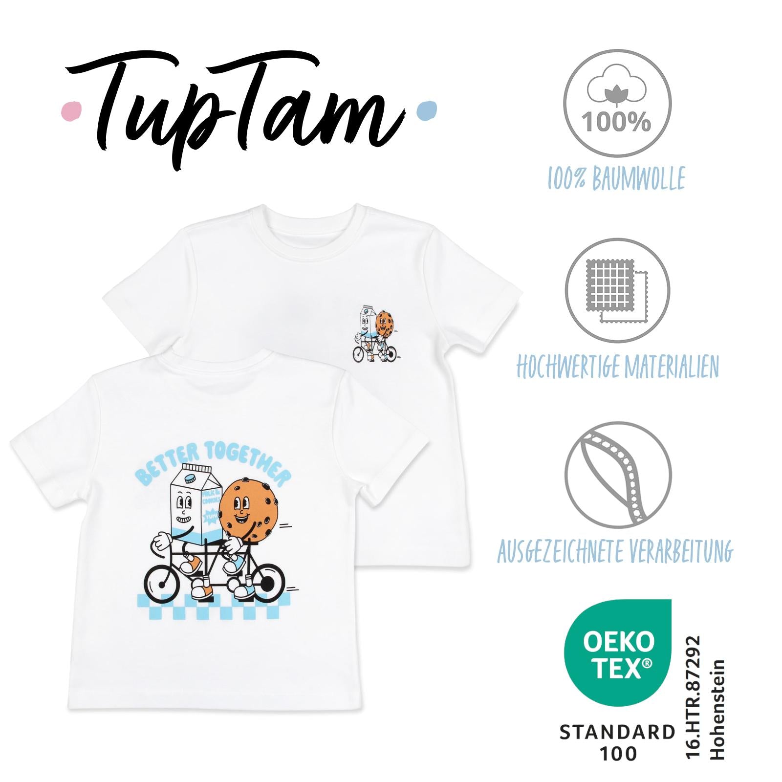 478-T- Shirt bedruckt Retro Rückenprint-Bild1