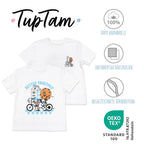 478-T- Shirt bedruckt Retro Rückenprint-Bild1