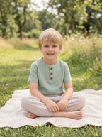 482-TupTam Baby Unisex Musselin Set aus T Shirt und Hose-Bild2