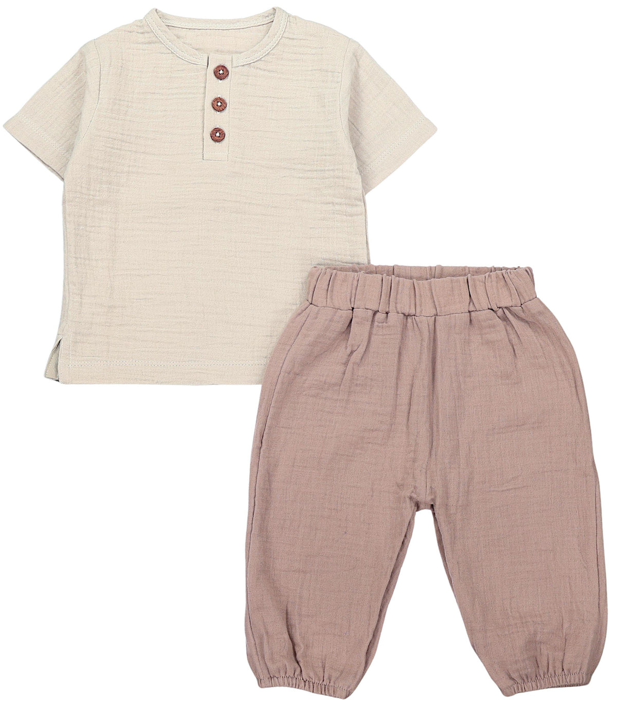 482-TupTam Baby Unisex Musselin Set aus T Shirt und Hose-Hauptbild