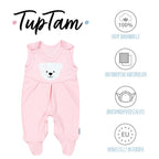 55959_8vdsmwYZLT4Yztzu-Baby Mädchen Strampler mit Fuß 3er Pack-Bild1