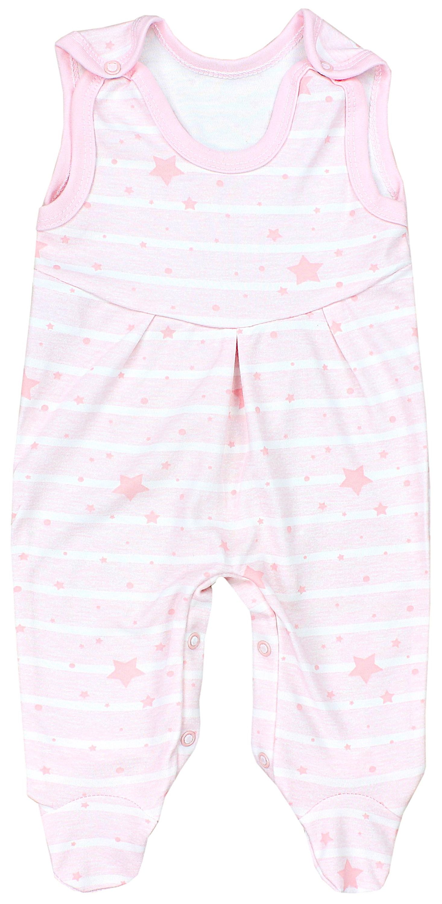 57255_JzUXxkYeQV0s2Si6-Baby Mädchen Strampler mit Fuß 3er Pack-Bild3