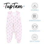 57256_OyGhlsAZKCldaJ0F-Baby Mädchen Strampler mit Fuß 3er Pack-Bild1