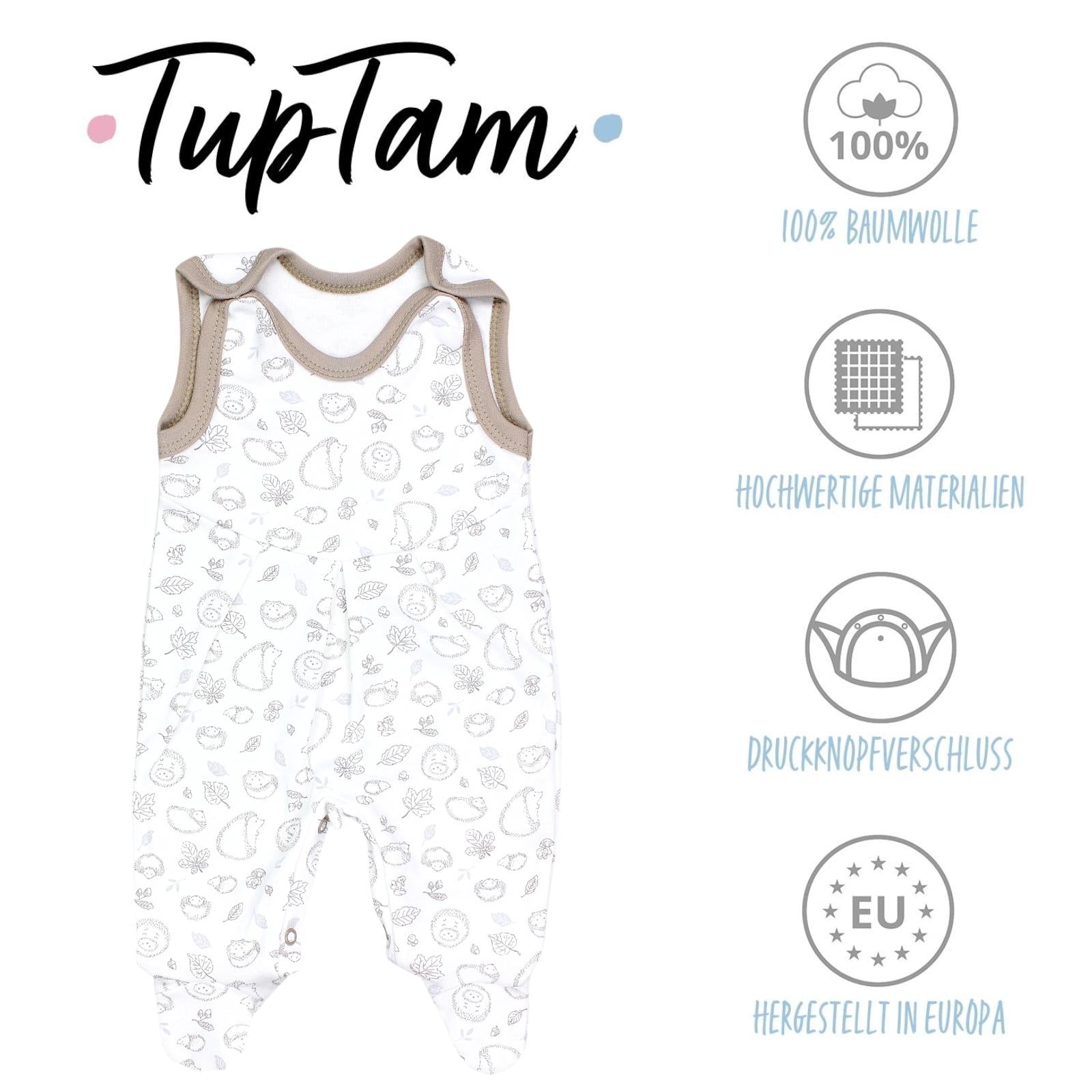 60810_EyOY9l2VlKLDdpTC-Baby Mädchen Strampler mit Fuß 3er Pack-Bild1