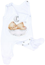 61337_9sPC986xB3KPCDvS-Baby Unisex Strampler-Set mit Aufdruck Spruch 2-tlg-Bild2