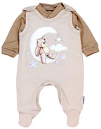 61351_xEGkciroTqS8lgIF-Baby Unisex Strampler-Set mit Aufdruck Spruch 2-tlg-Hauptbild