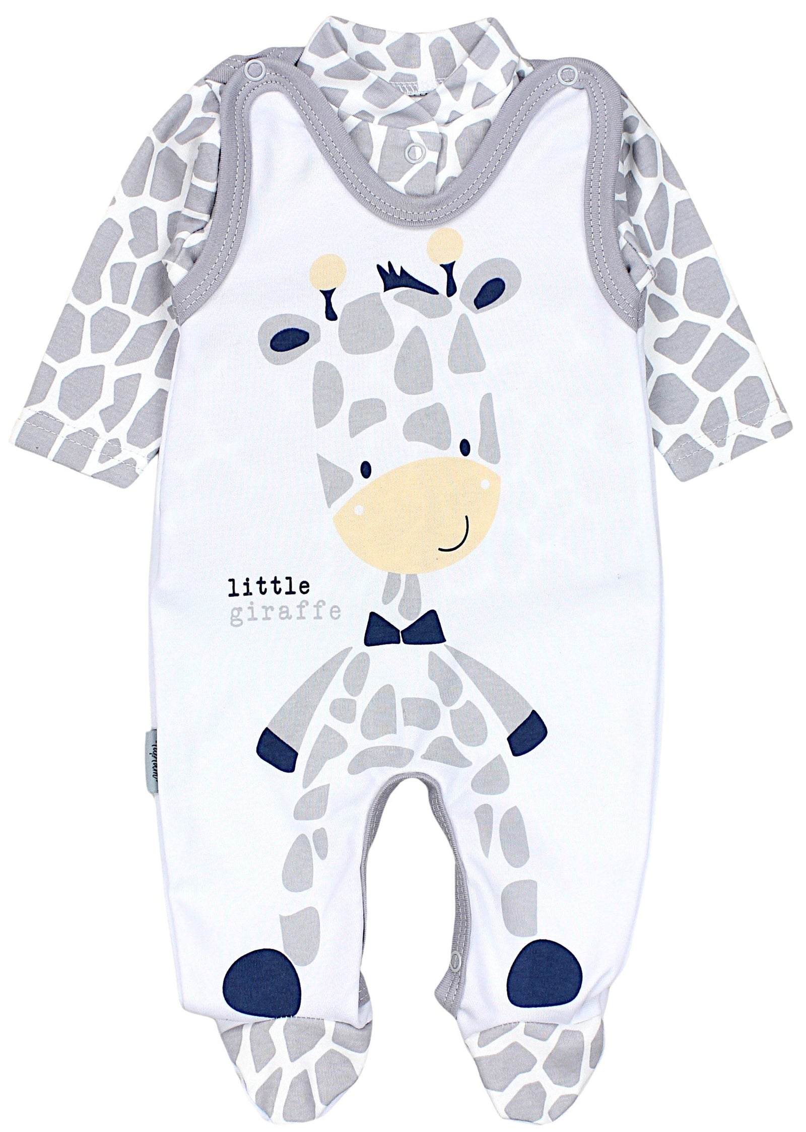 61924_hbdmTH7KUnv2LCot-Baby Unisex Strampler-Set mit Aufdruck Spruch 2-tlg-Hauptbild
