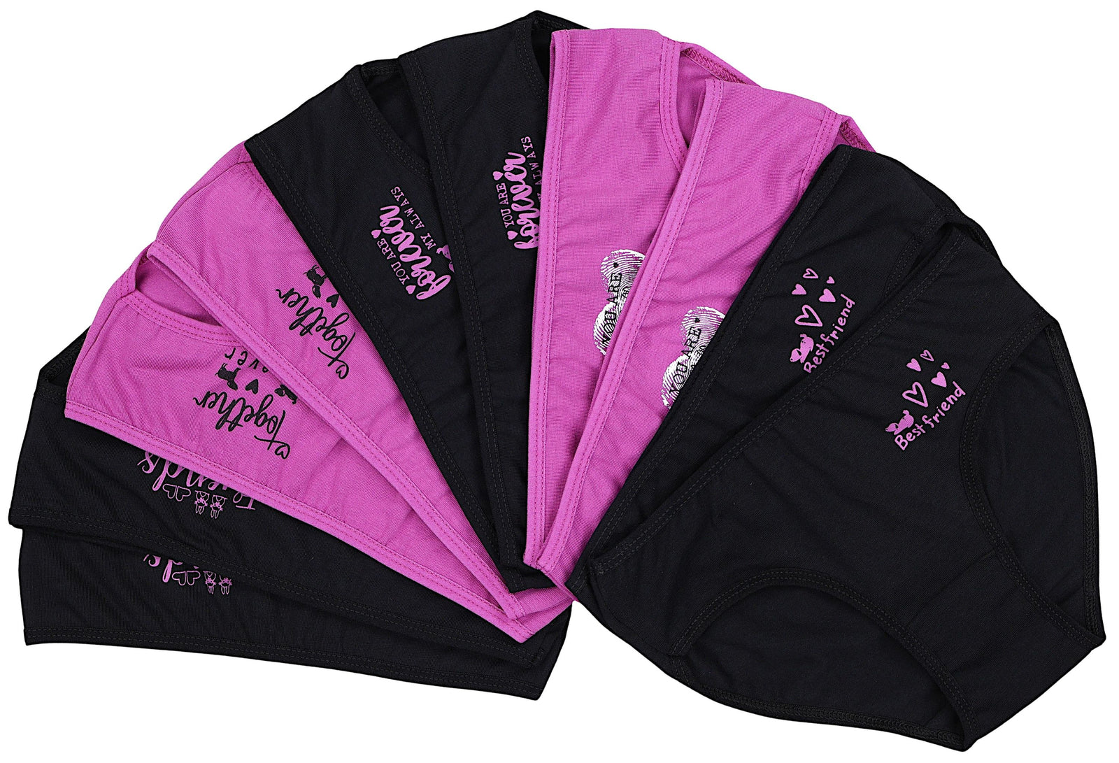 65649_iCXBAri2cBcxOfVk-Mädchen Slips mit Aufdruck 10er Pack-Bild5