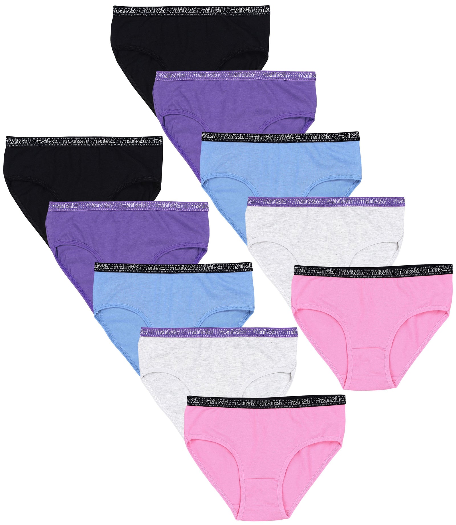 66261_aKukyXj2zHji2IAV-Mädchen Slips mit Aufdruck 10er Pack-Hauptbild