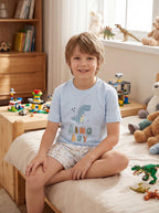 71856_toppjLvzuBAXL8Mg-Kinder Jungen Pyjama Set Kurzarm 2-teilig Sommer-Bild3