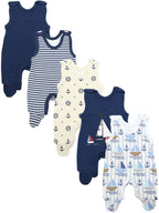 72362_odCBTMqkBLGUenQT-Baby Strampler mit Aufdruck Spruch 5er Pack-Hauptbild