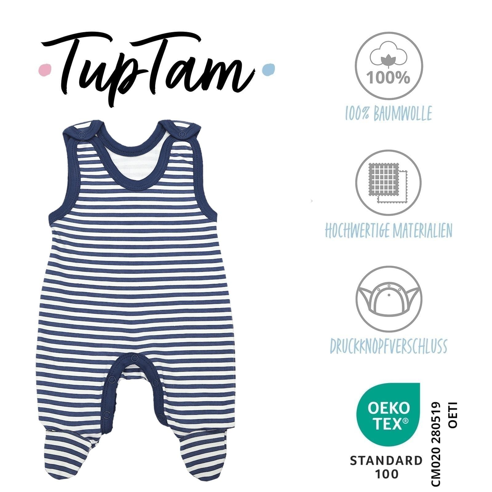 72401_2pBR5XXPitMAhjoK-Baby Mädchen Strampler mit Fuß 3er Pack-Bild1