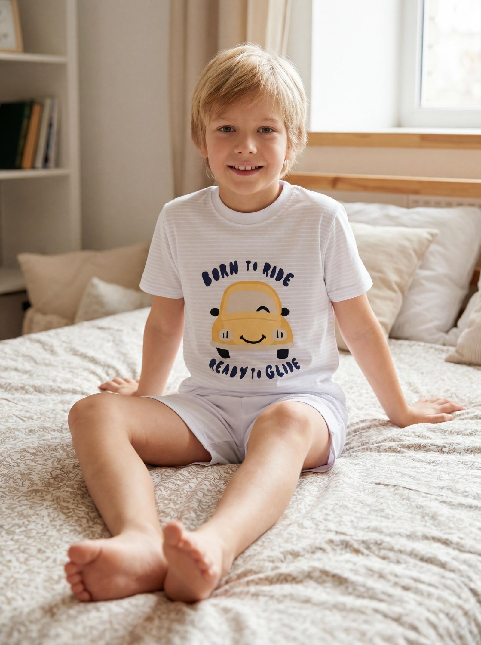 72480_x7Wh72aUn0XY6ZcD-Kinder Jungen Pyjama Set Kurzarm 2-teilig Sommer-Bild3