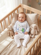 72496_i8ACkTdMlksSL5eE-Baby Unisex Strampler-Set mit Aufdruck Spruch 2-tlg-Bild2