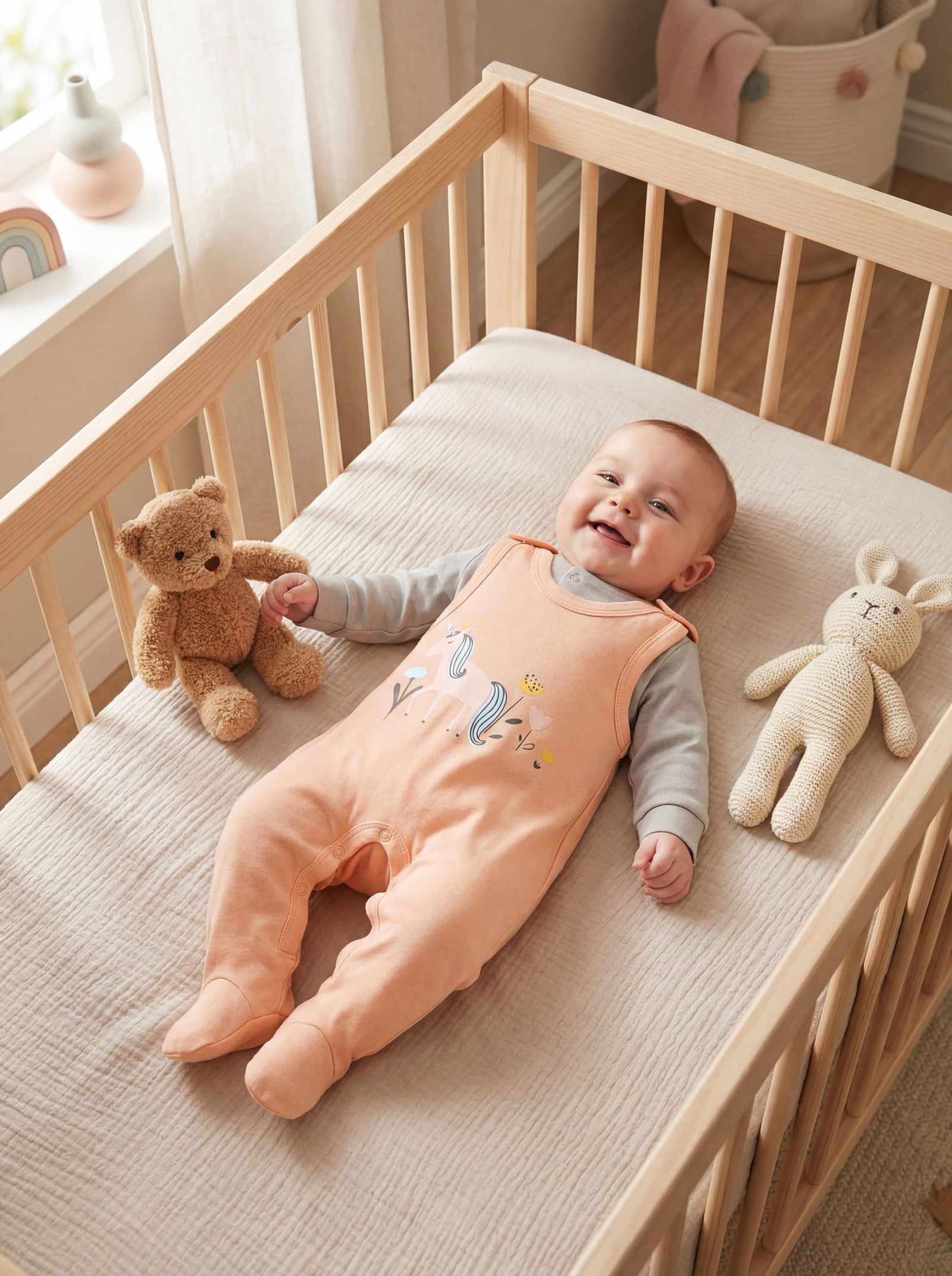 72504_CqurUMHmEQiwRZ2D-Baby Unisex Strampler-Set mit Aufdruck Spruch 2-tlg-Bild2