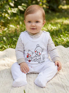 72511_GfT9Bf9MQILOWf3F-Baby Unisex Strampler-Set mit Aufdruck Spruch 2-tlg-Bild3