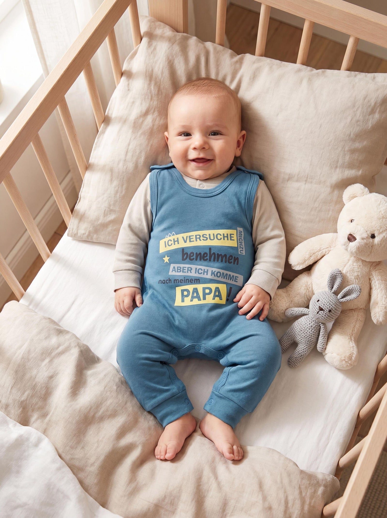 72534_BbXJYAnvq6m8KioW-Baby Strampler Set mit Spruch-Bild3