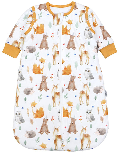 Lichtung Reh Bär Eule Igel Fuchs