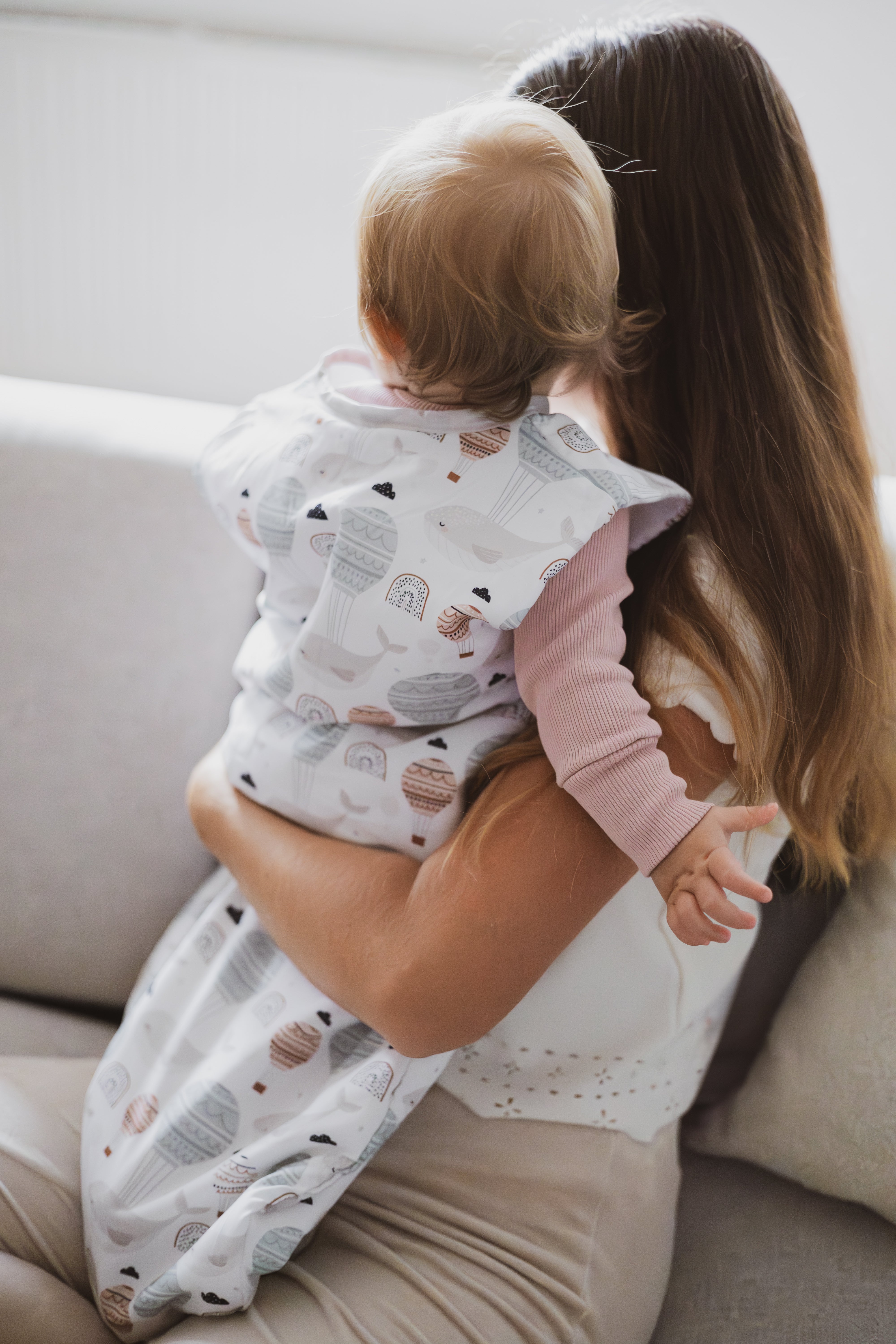 Baby Ganzjahres Schlafsack ohne Ärmel wattiert