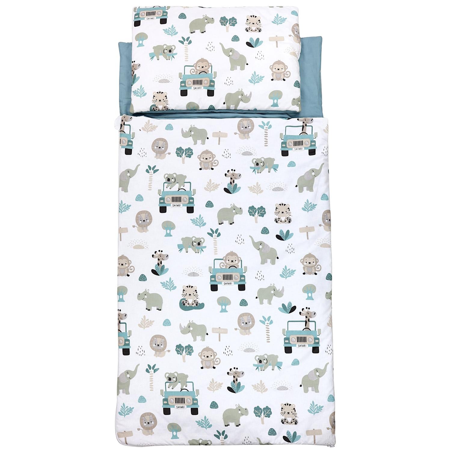 Deckenschlafsack mit Kissen und Beutel 135×70 cm