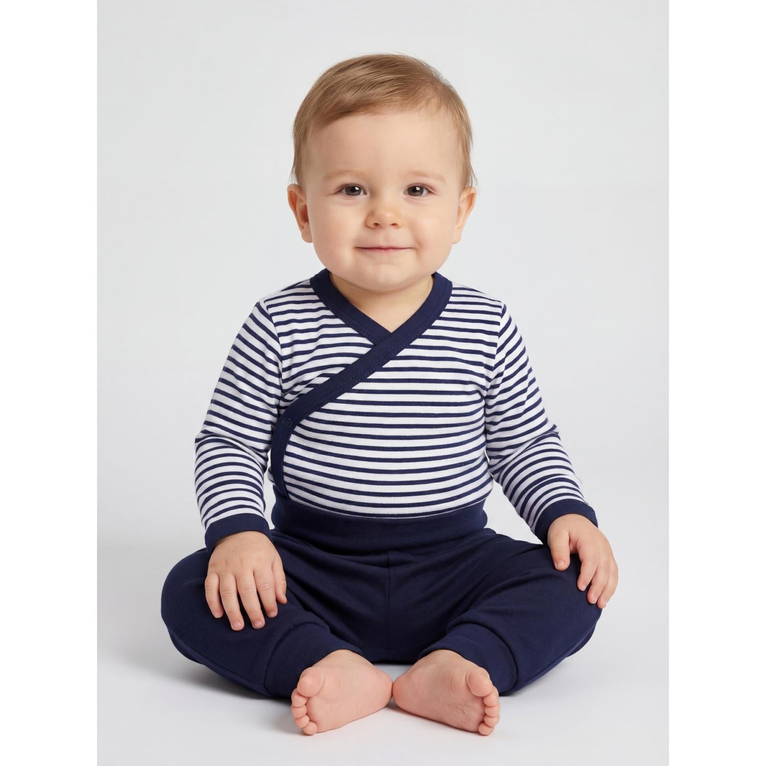 Langarm Wickelshirt - 5er Set