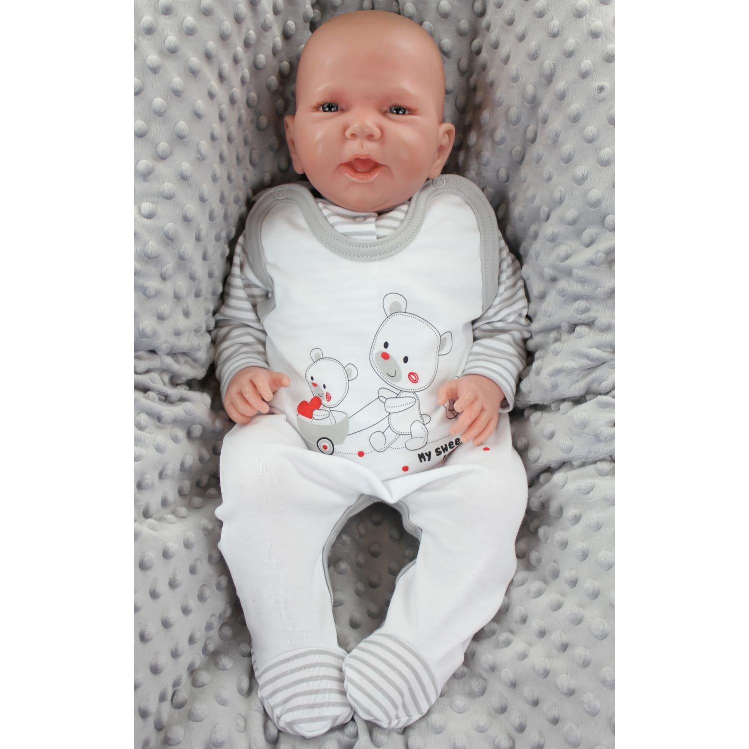 Baby Strampler mit Langarmshirt (2-teilig)