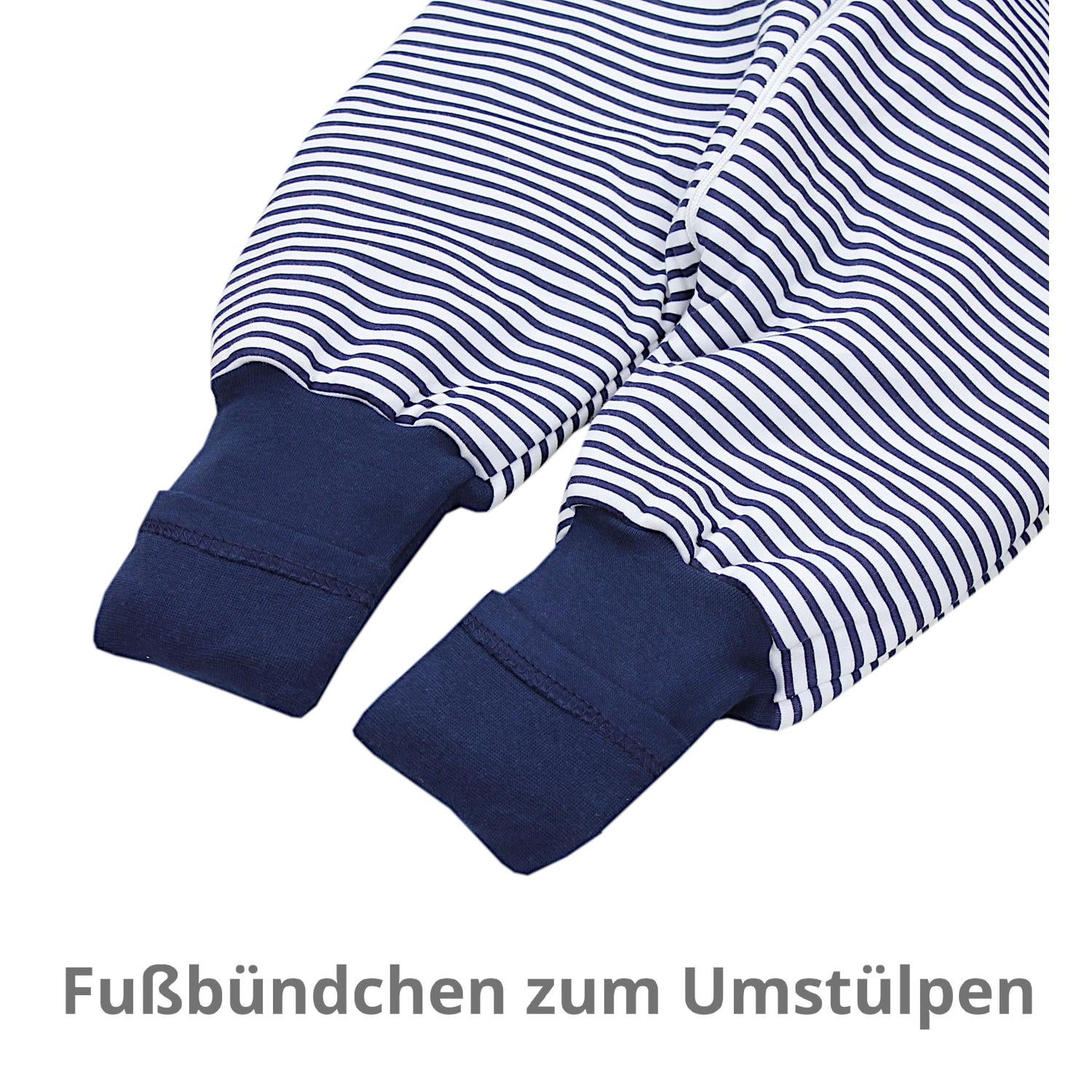 Baby Schlafsack mit Füßen Ganzjahresschlafsack 2,5 Tog