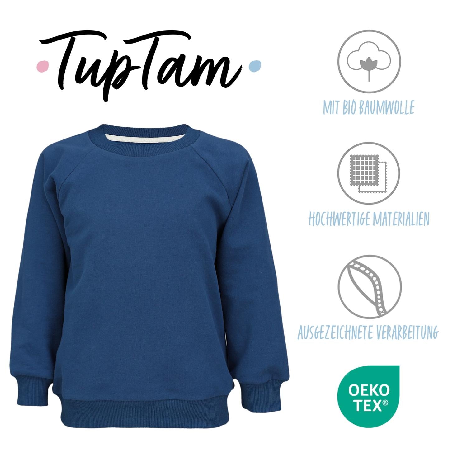 Sweatshirt Bio- Baumwolle