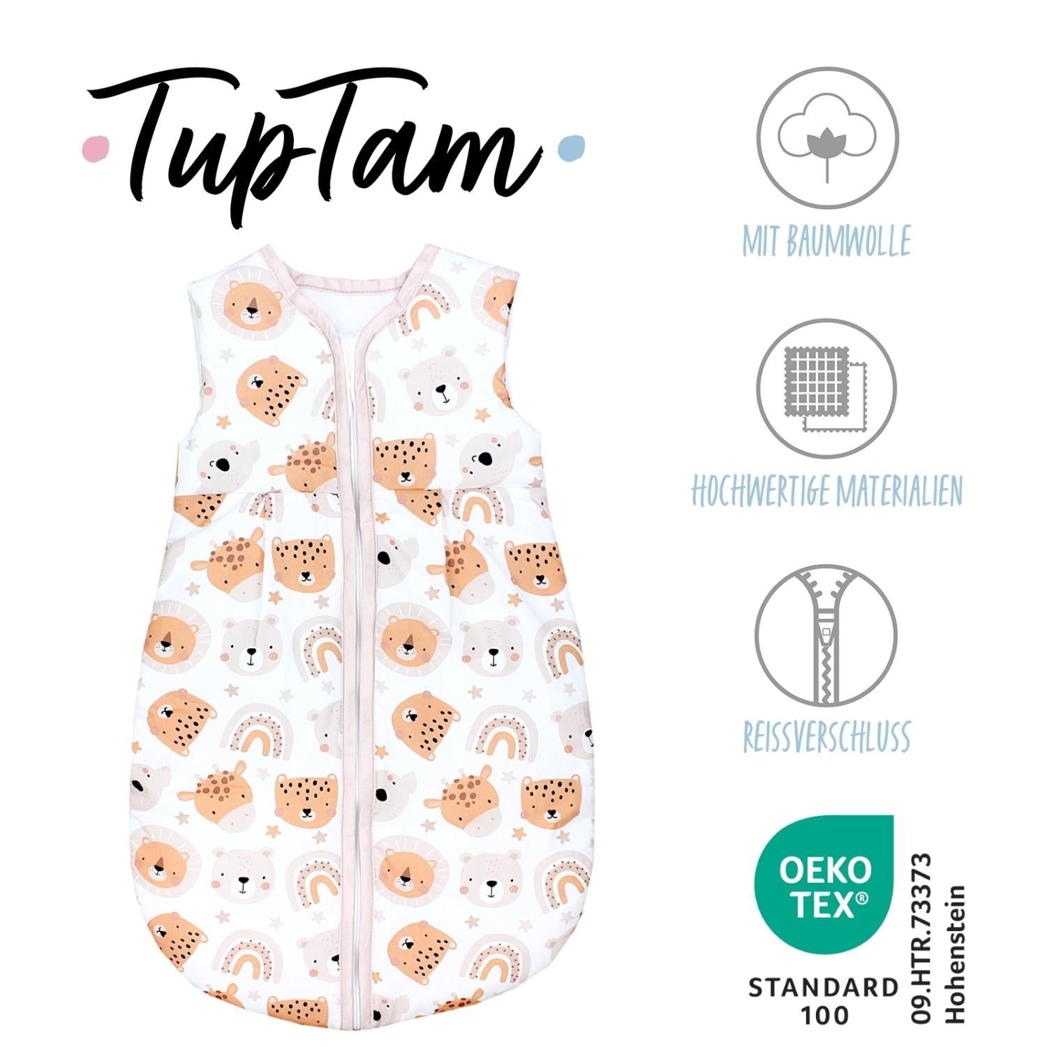 Kugelschlafsack ohne Ärmel 2,5 TOG