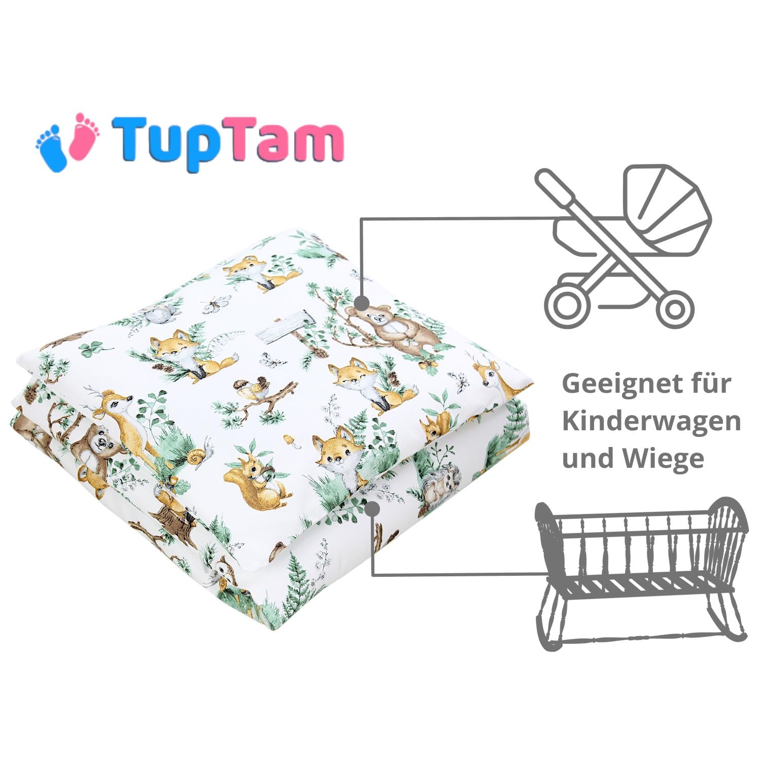 Bettdeckenset (4-teilig)