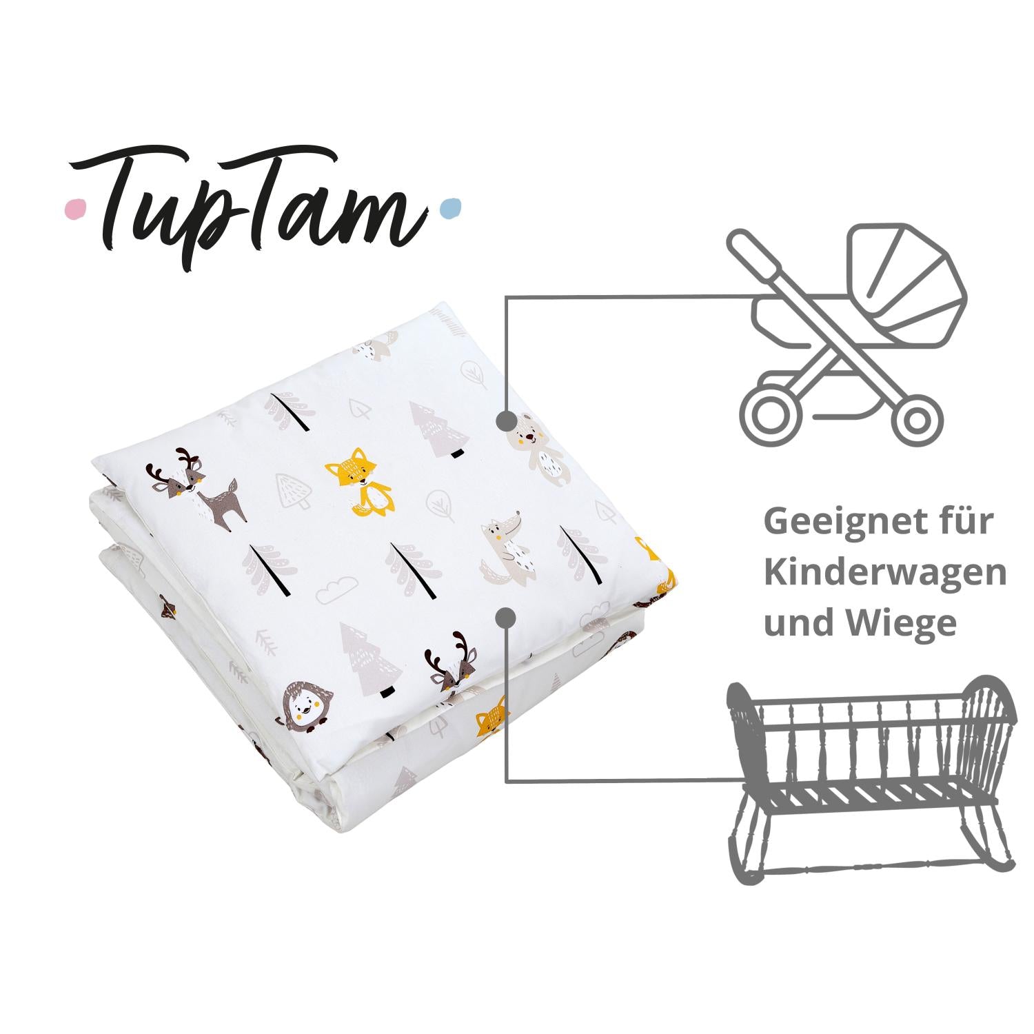 Bettdeckenset (4-teilig)