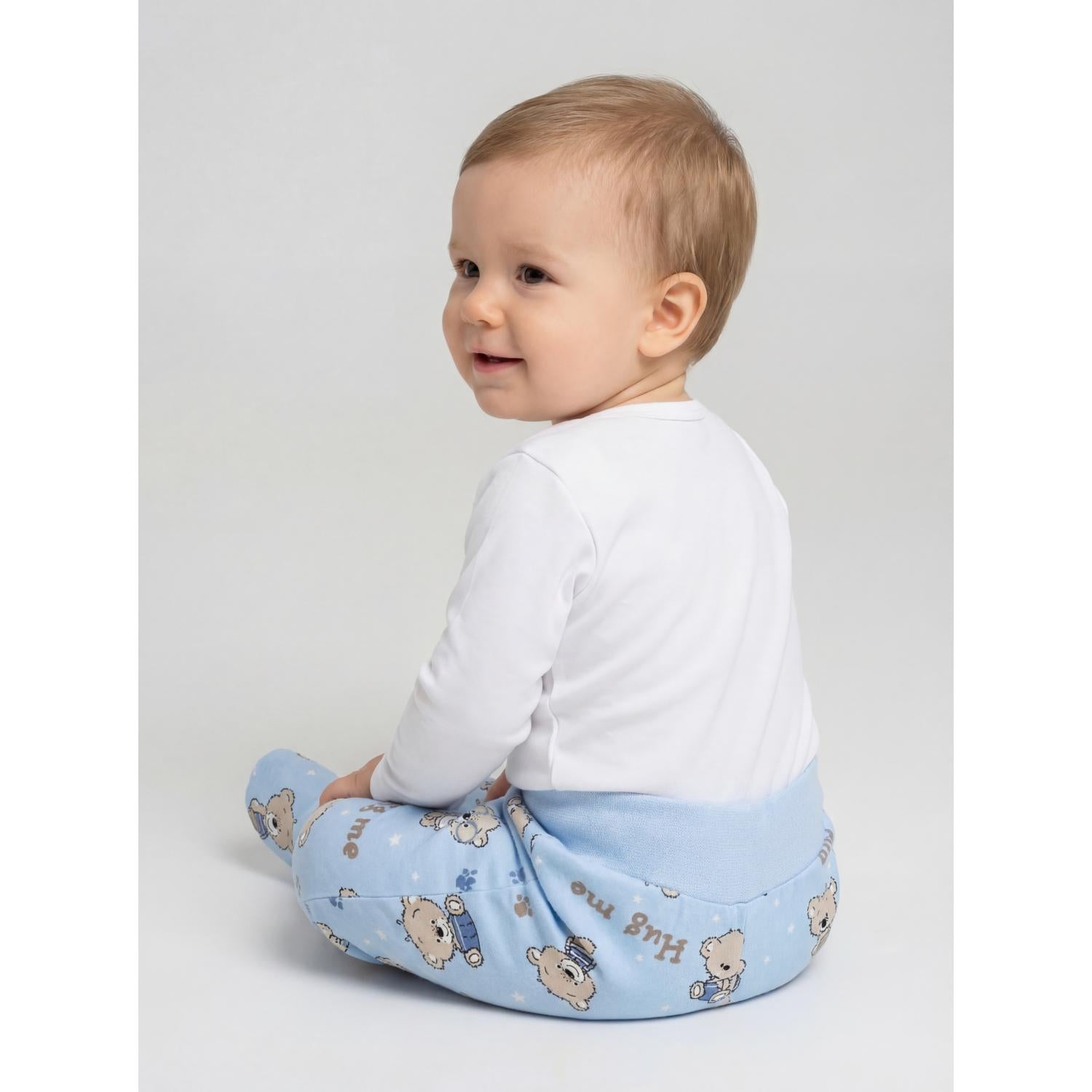 Strampelhose mit Fuß - 5er Set