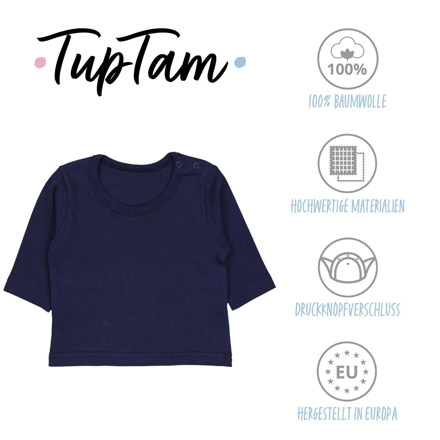 Langarmshirt - 5er Set