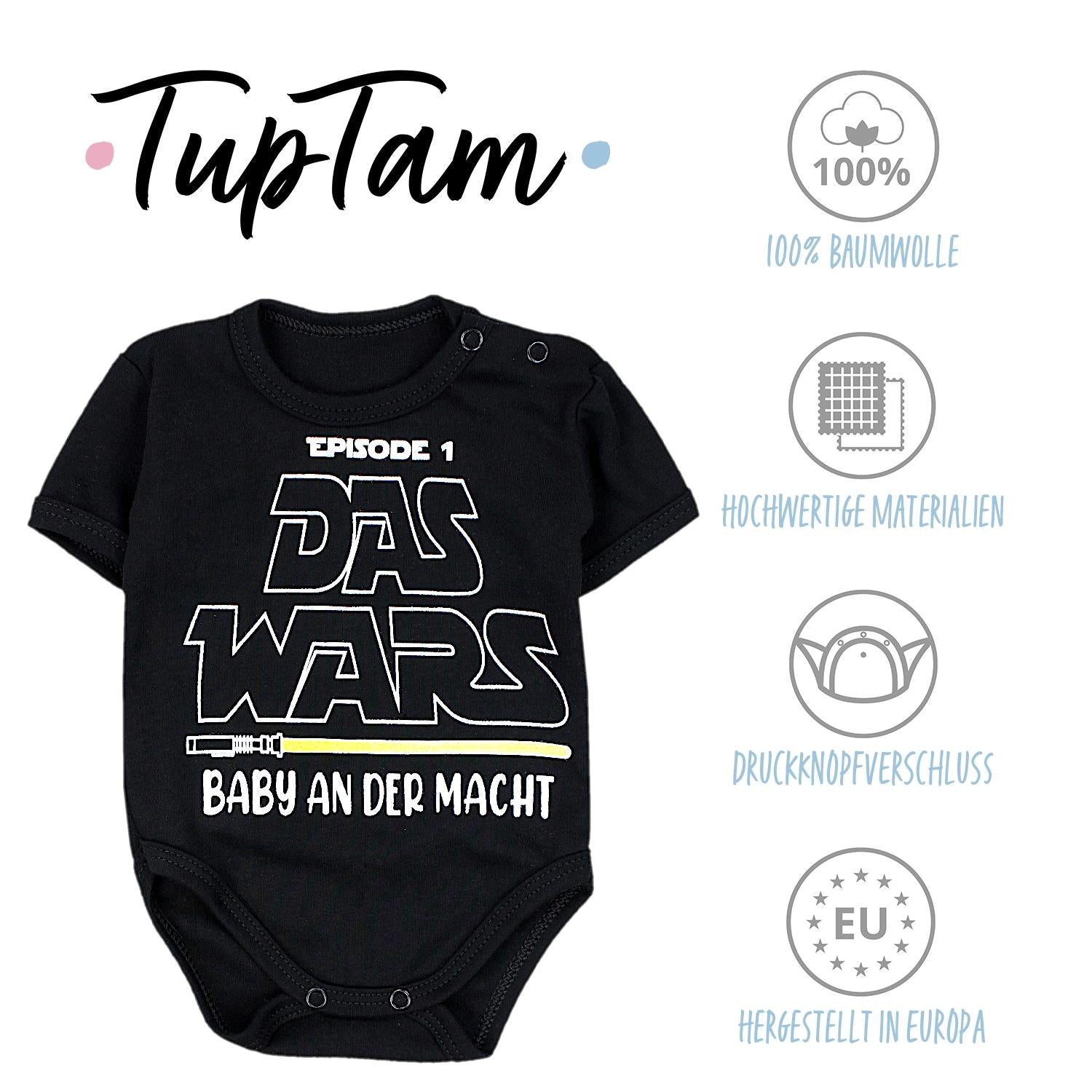 Baby Kurzarm Body mit Aufdruck