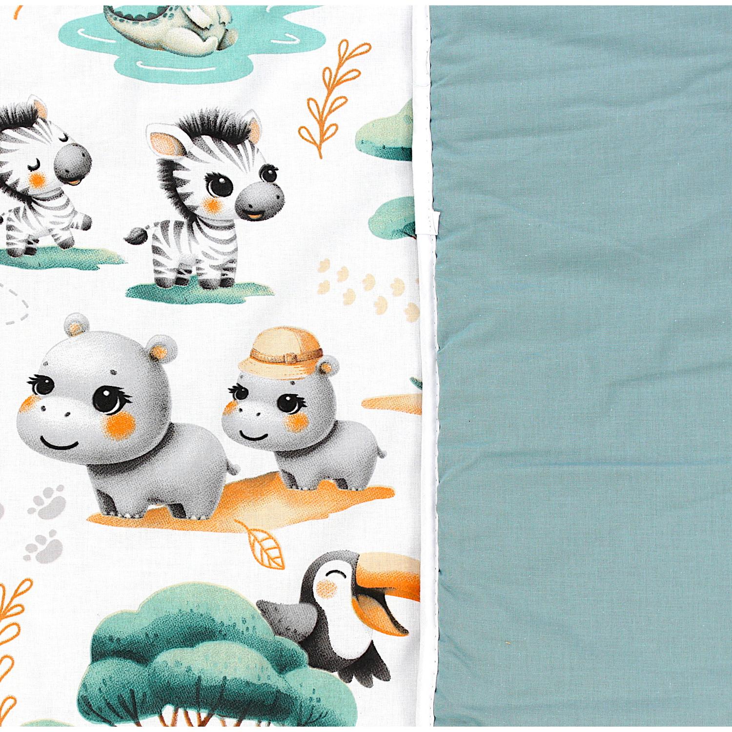 Gepolsterte XXL Krabbeldecke 120 x 120 cm