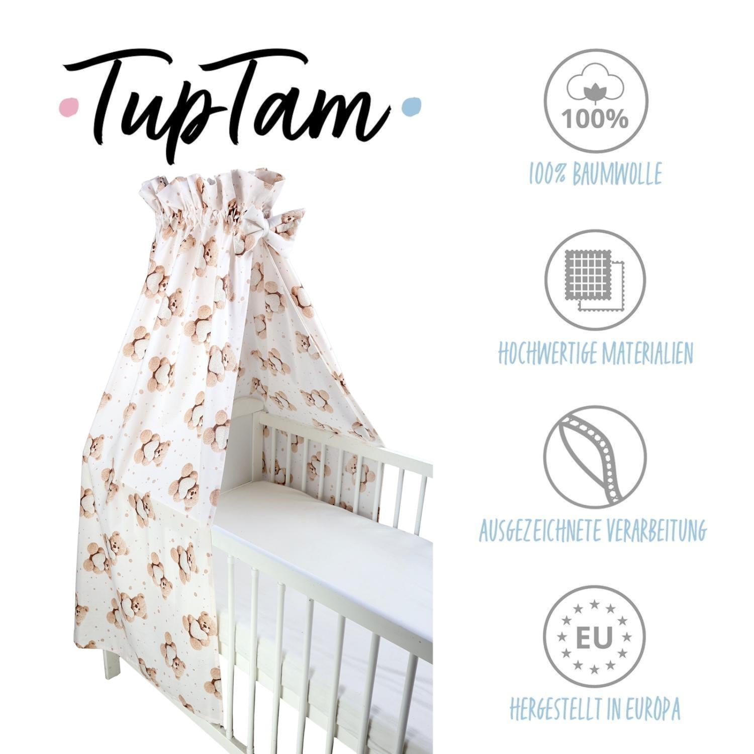 Babybett Himmel mit Schleifchen