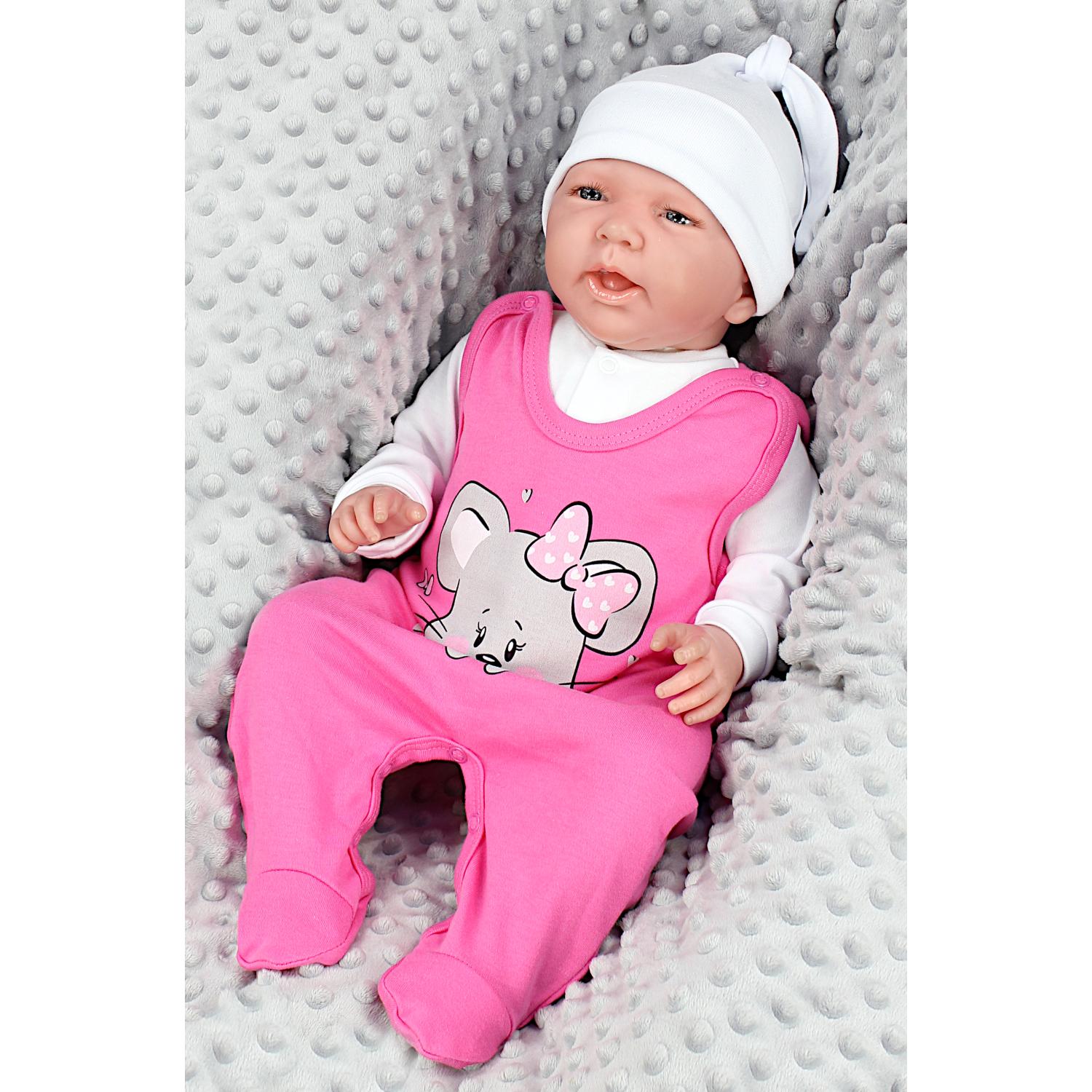 Strampler mit Aufdruck- 5er Pack