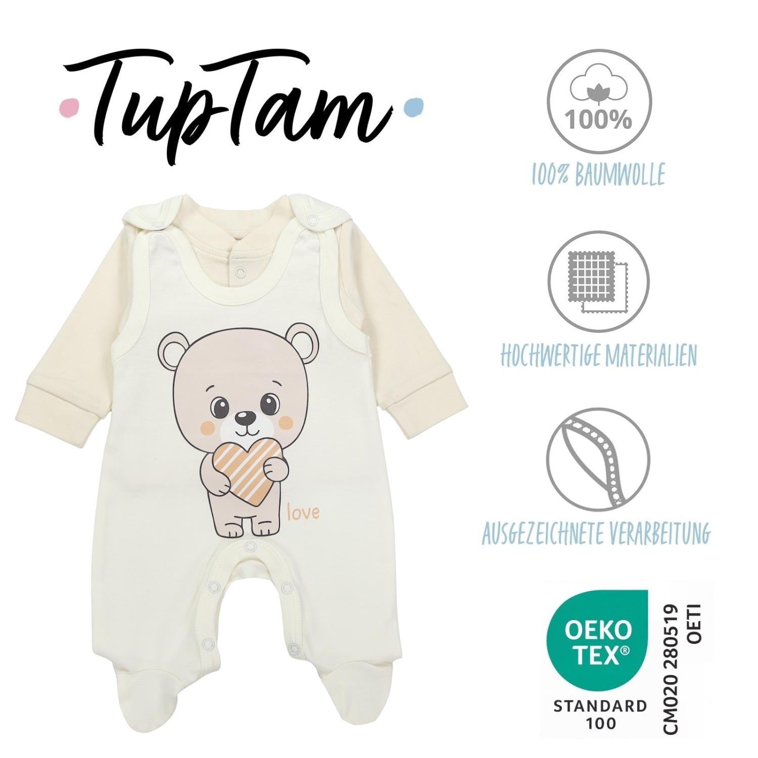 Strampler mit Langarmshirt- Set