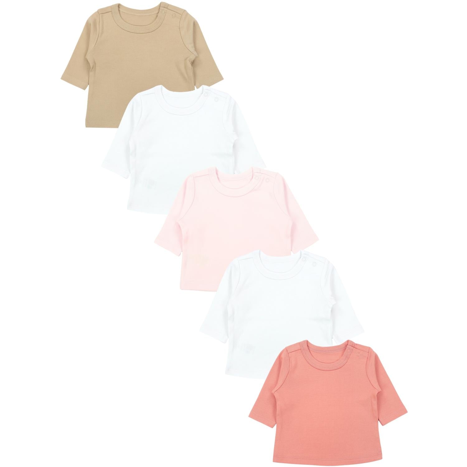 Baby Mädchen Langarmshirt 5er Set