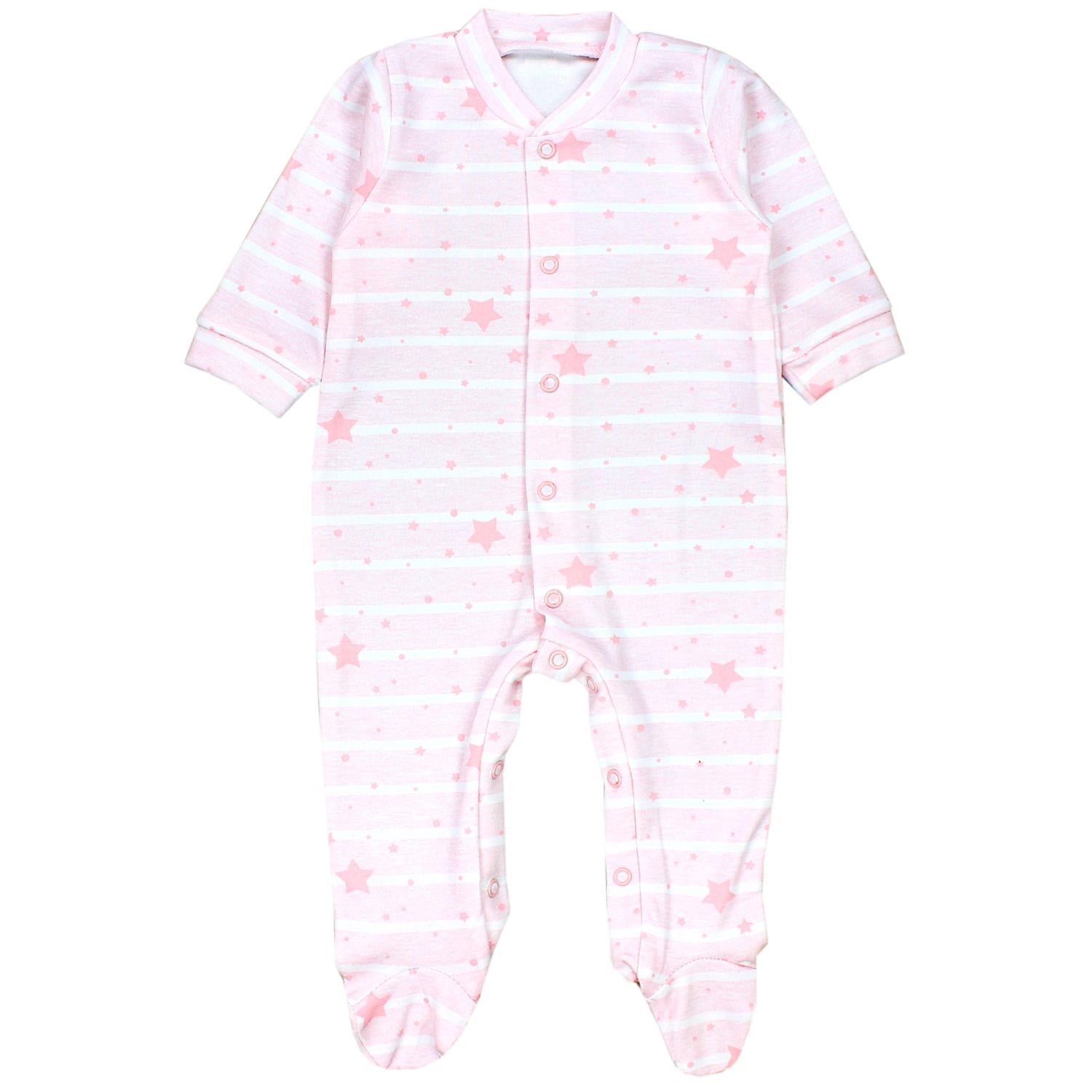 Schlafstrampler mit Fuß - 3er Set