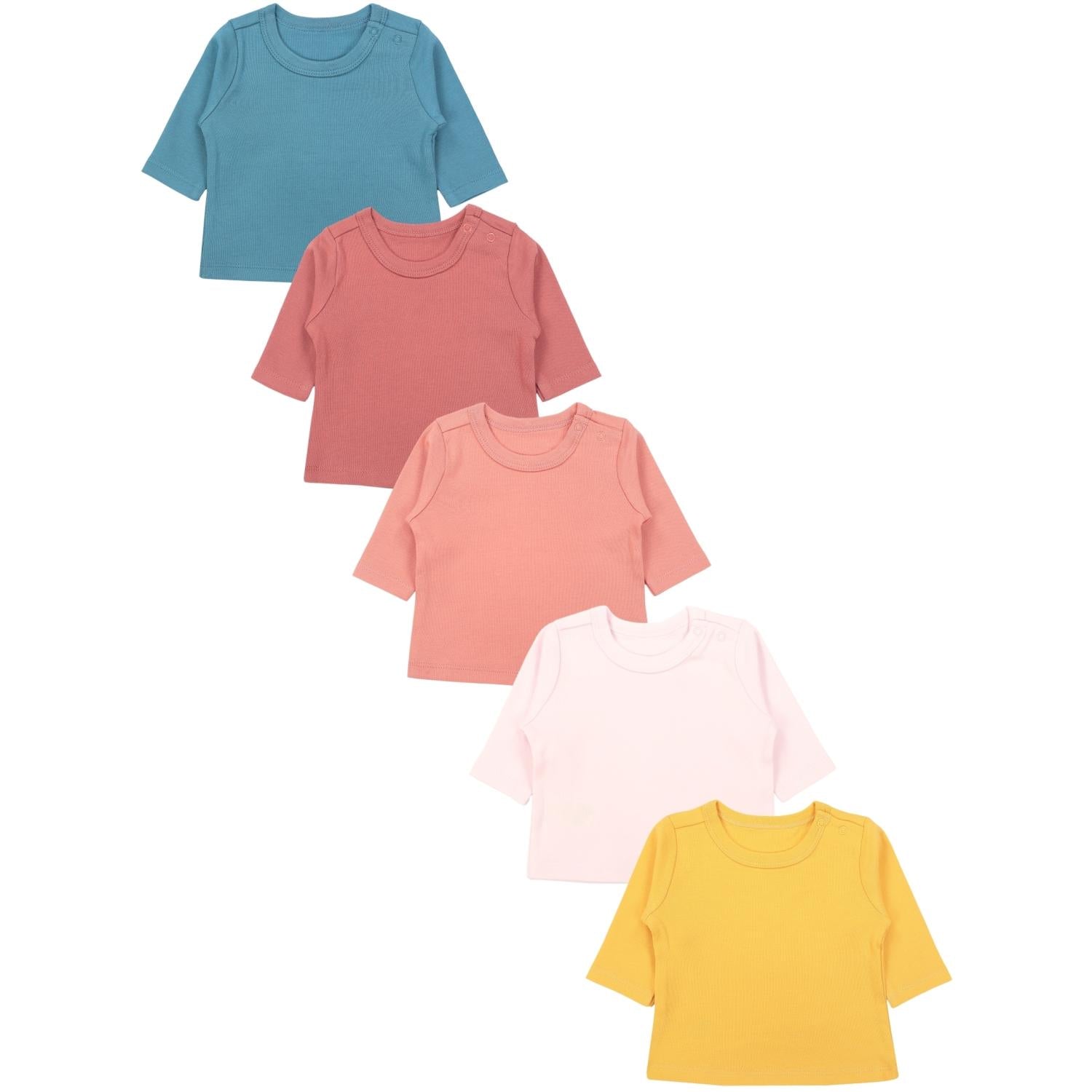 Baby Mädchen Langarmshirt 5er Set