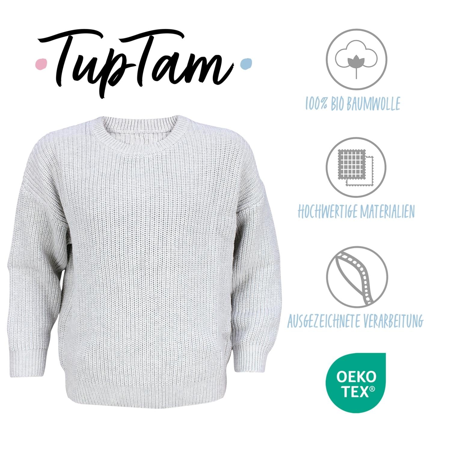 Strickpullover Bio- Baumwolle