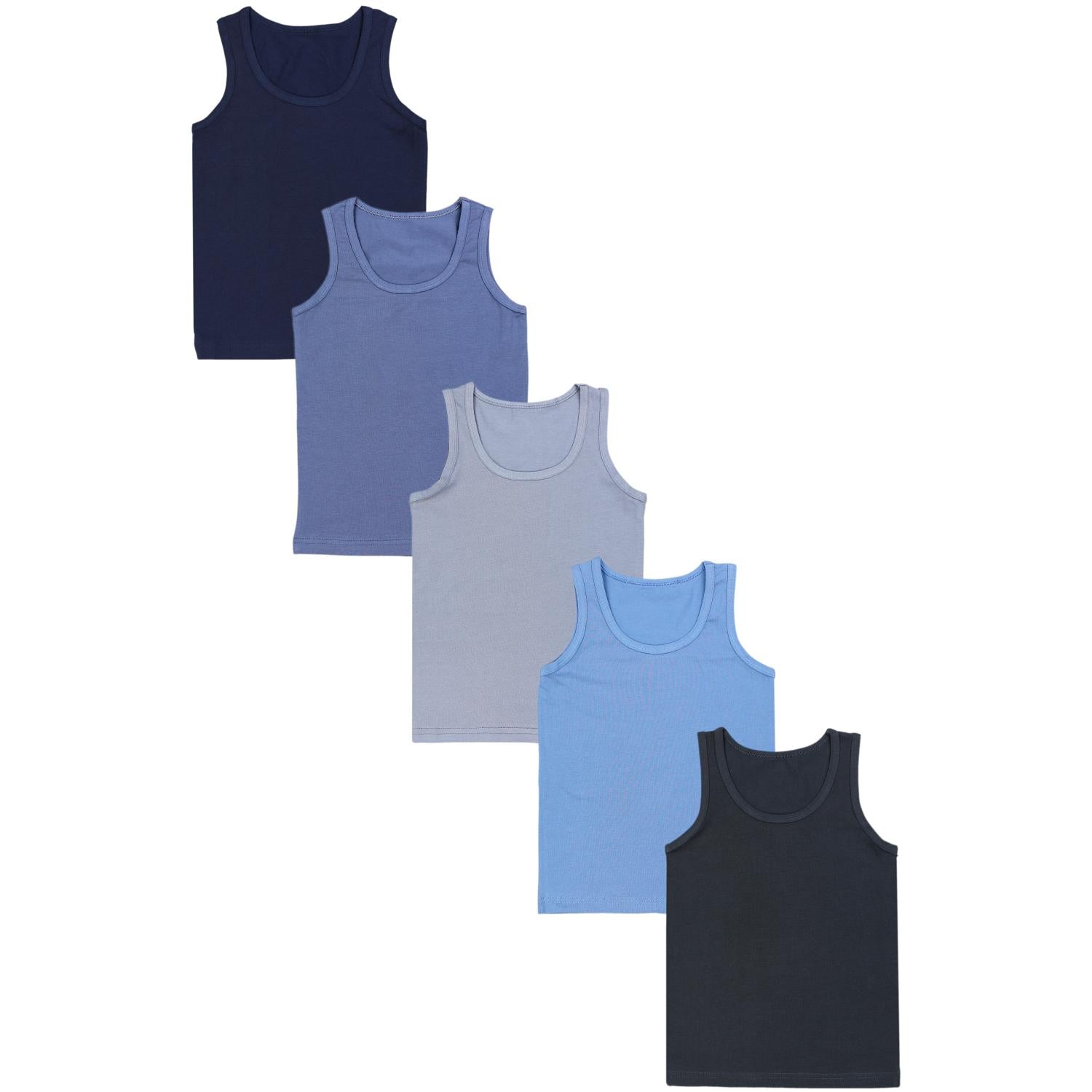 Unterhemd Ärmellos - 5er Set